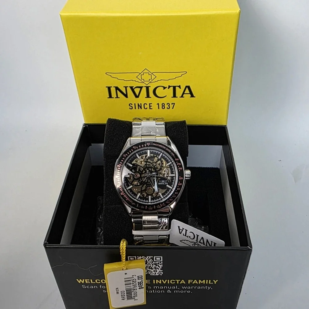 NEW Invicta Objet D Art Excelsior Automatic Men's Watch w/‎ Skeleton Dial 43mm
